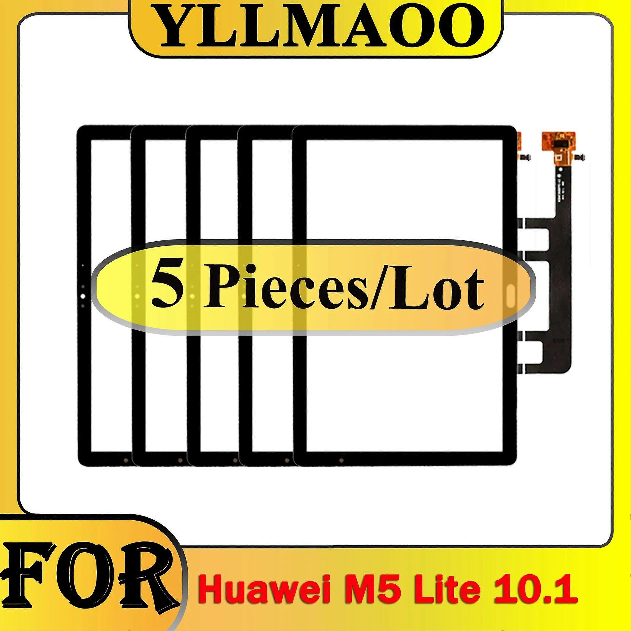 5 PCS 10.1 Touch For 10.1" Huawei MediaPad M5 Lite LTE 10 BAH2-L09 BAH2-W19 Touch Screen Digitizer Panel Front Glass