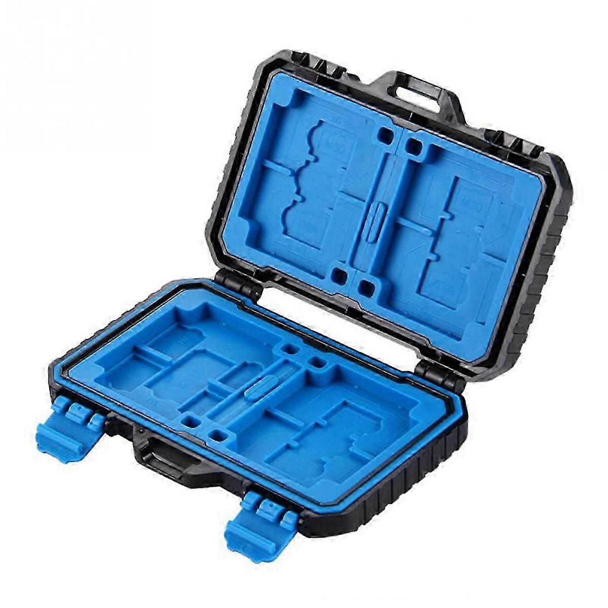 Memory Card Case Holder 27 in 1 Waterproof Storage Box Protector for 4CF+ 8SD+9TF+1Card PIN +1SIM +