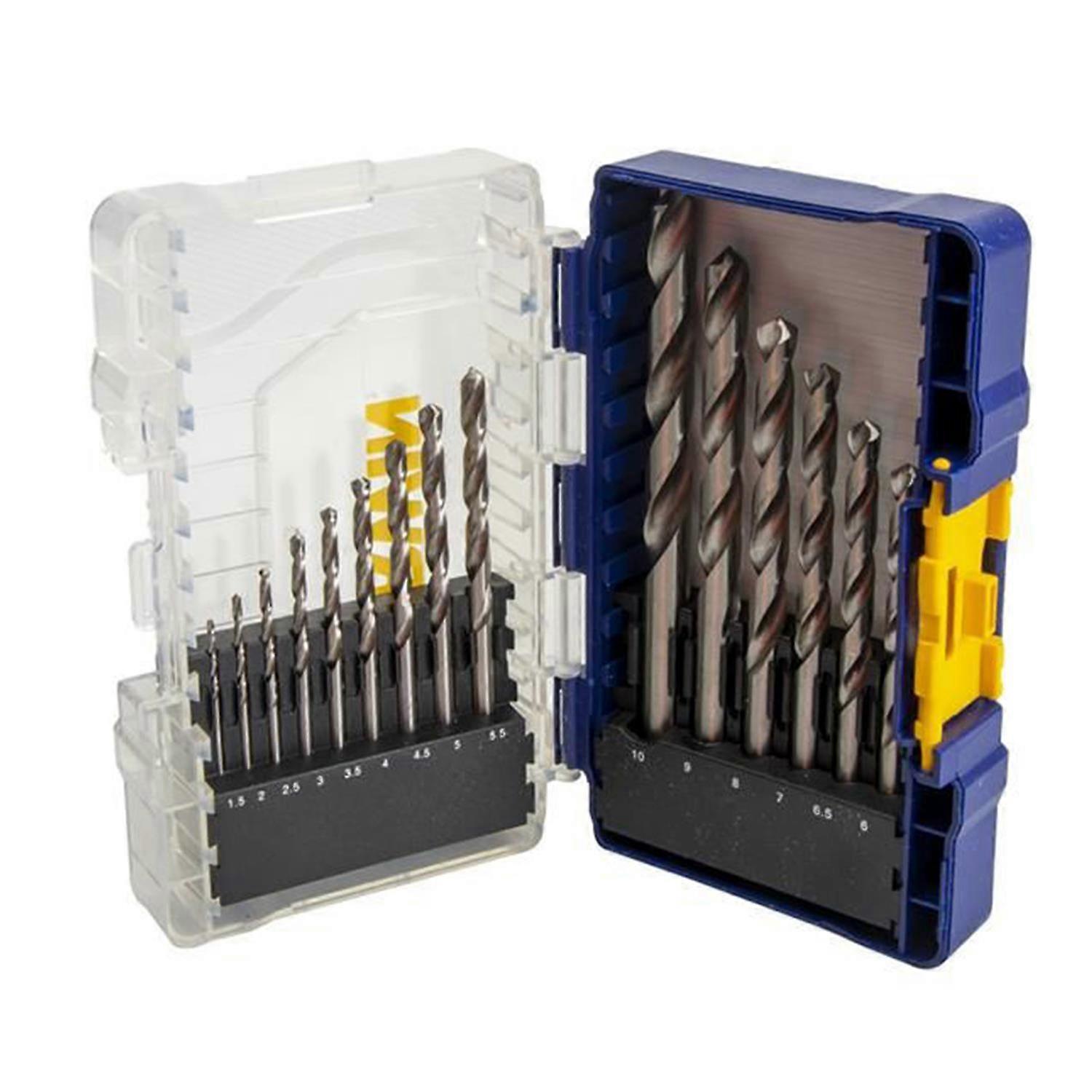 HSS Titanium Metal Drill Bit Set, 13 Piece