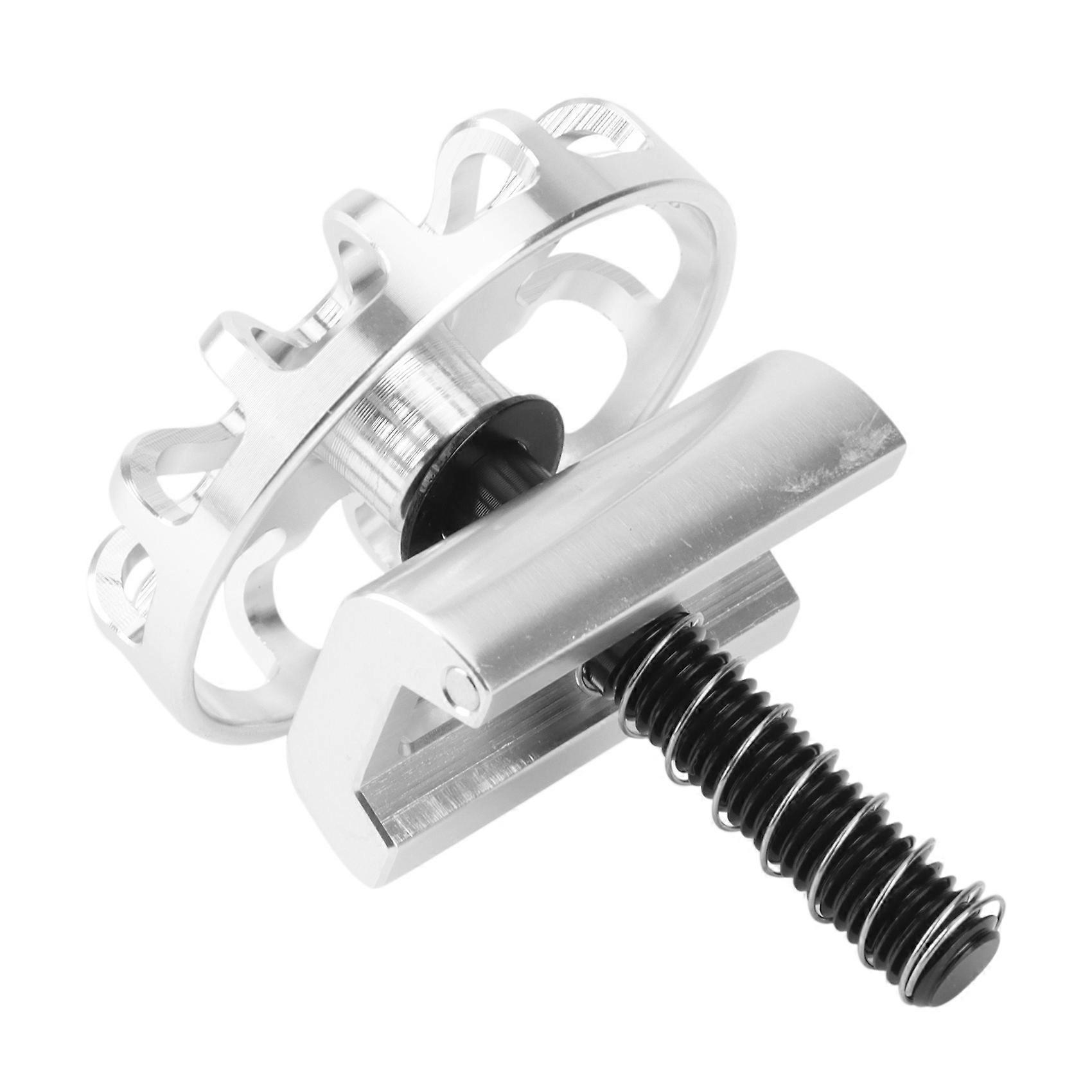 Folding Bike Hinge Clamp Cnc Aluminum Alloy C Buckle for Bike Hinge Clip Bicycle Accessories,Silver