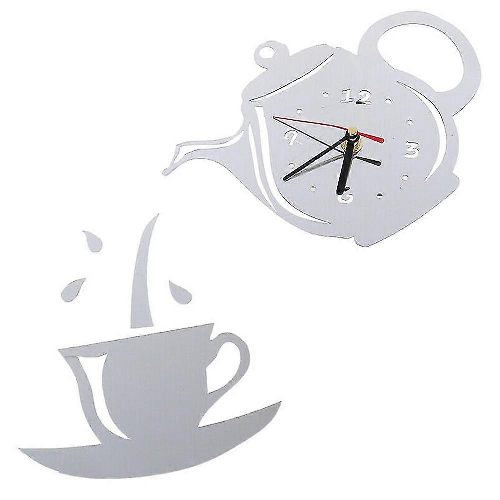 Wall Clock Wall Clock Mirror Sticker Acrylic Home Bedroom Decor