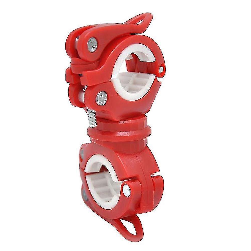 Support de lumière de vélo, support de support de serrage réglable à rotation à 360 degrés