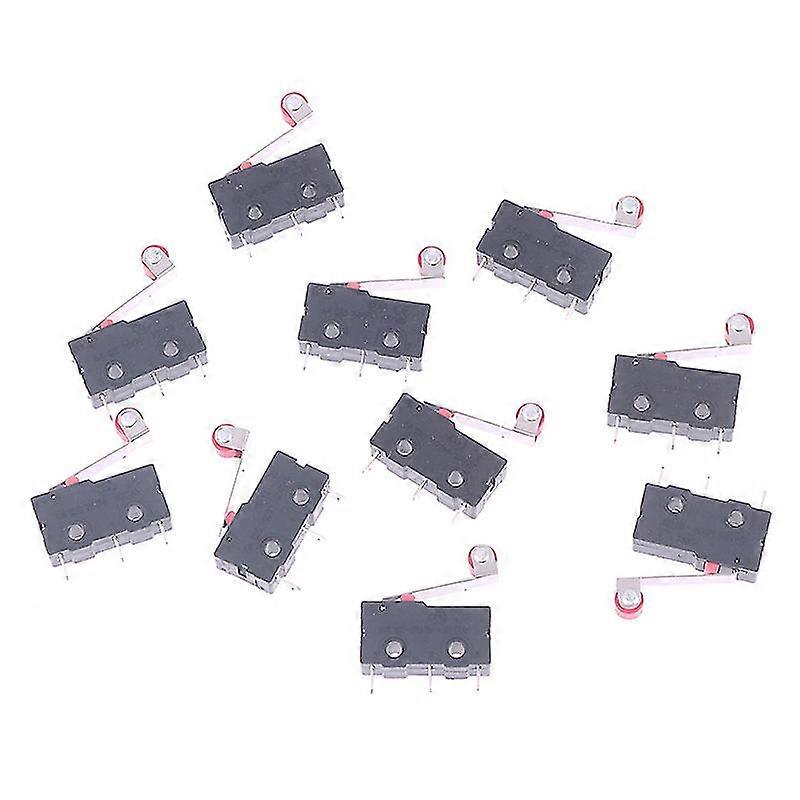10pcs Kw11-3z 5a 250v Micro Switch Microswitch 3 Feet Limit Switch With Wheels