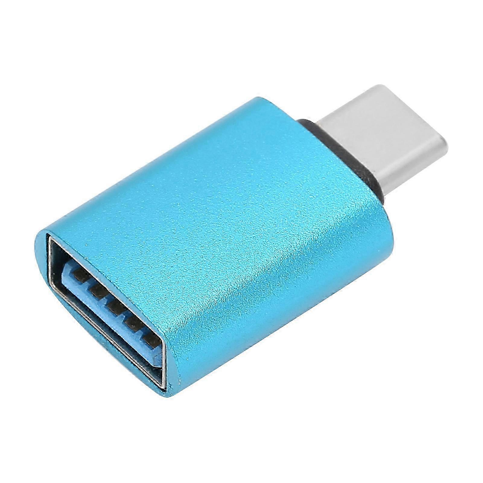TypeC to USB3.1 Adapter Mobile Phone Computer Tablet PC Converter USB3.1 Adapter(Blue )