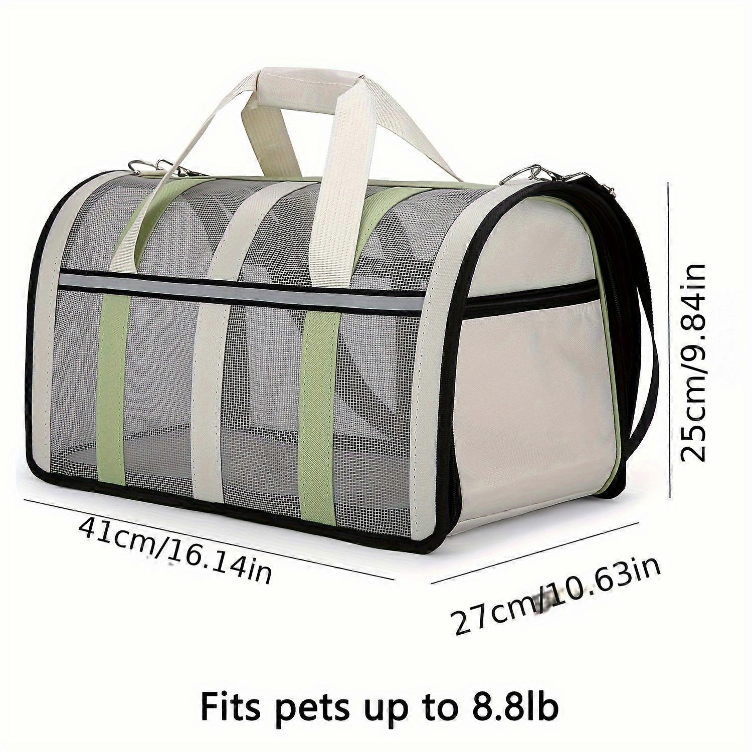 1pc Breathable Foldable Portable Pet Bag, For Travel And Outdoor Activities, For Small Cats And Dogs