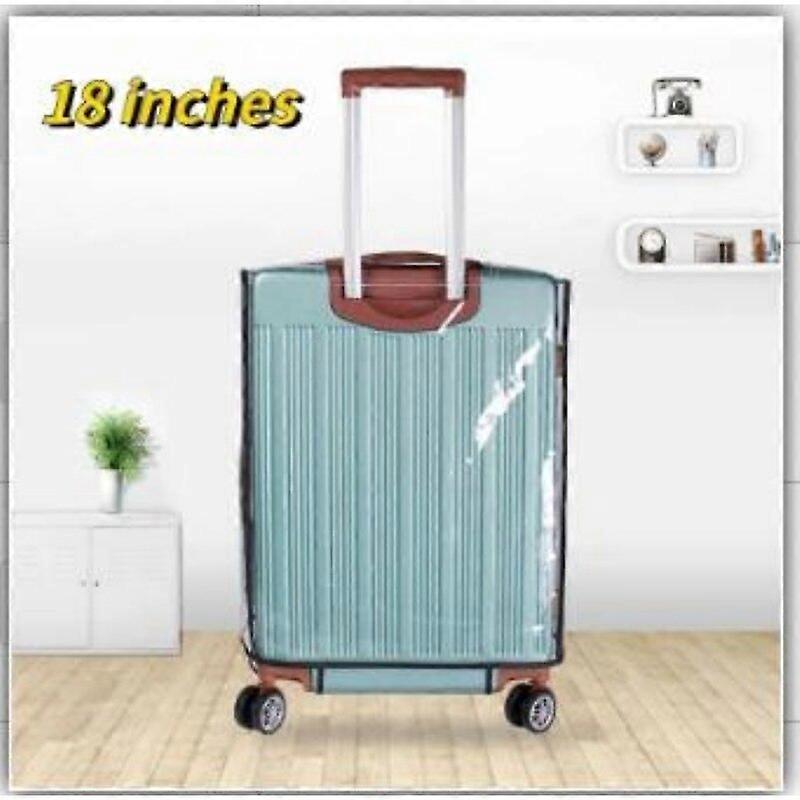 20-30inch Luggage Cover Transparent Protector Waterproof Thickened Suitcase Cover PVC Rolling Cover for Traveling Suitcase