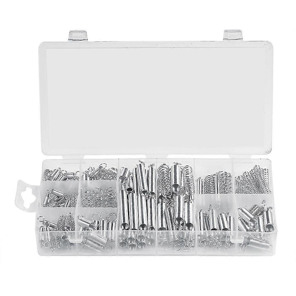 200pcsSet 20 Sizes Extension Compression Spring Assortment Metal Springs Kit with Box