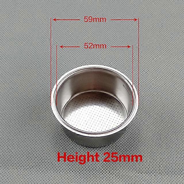 Delonghi 51MM Coffee Bottomless Portafilter 304 Stainless Steel 1 2 4 Cups Filter Basket For EC680 EC685 Espresso Machine Tools