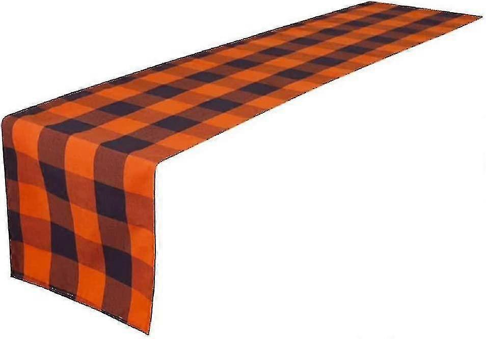 Checkered Table Runner Buffalo Classic Farmhouse Tablecloth