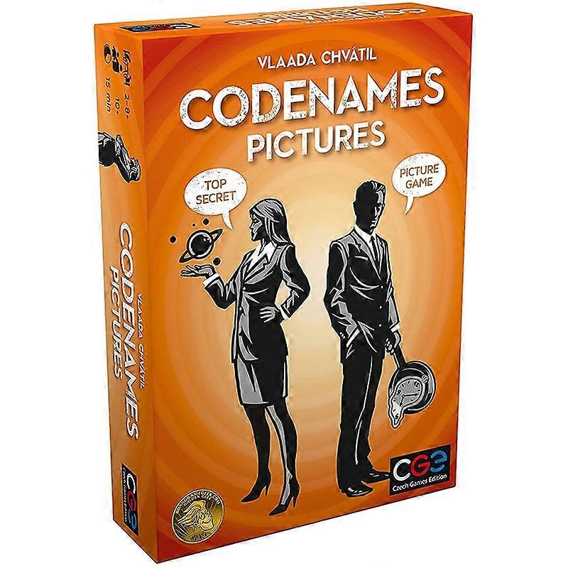 Jeux tchèques Codenames Duet The Two Player Word Deduction Game Deep Undercover 2.0 Pictures Standard Board Game