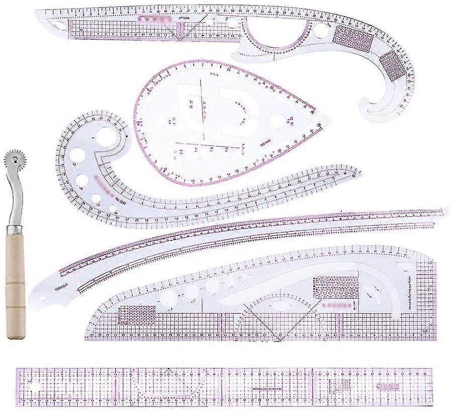 Diy Sewing Ruler Tailor Set French Curve Ruler Accessories Curve Stick Pattern Design