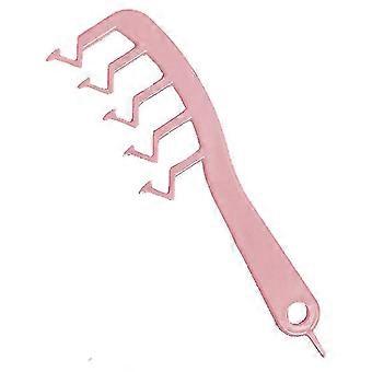 5 Pcs Z-shaped Wide Tooth Comb For Bangs Styling Hair Bouffant Thin And Soft Hair