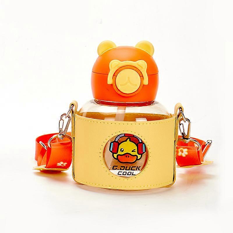 Little Yellow Duck Summer Portable Anti-fall Cup Żółty 700ml