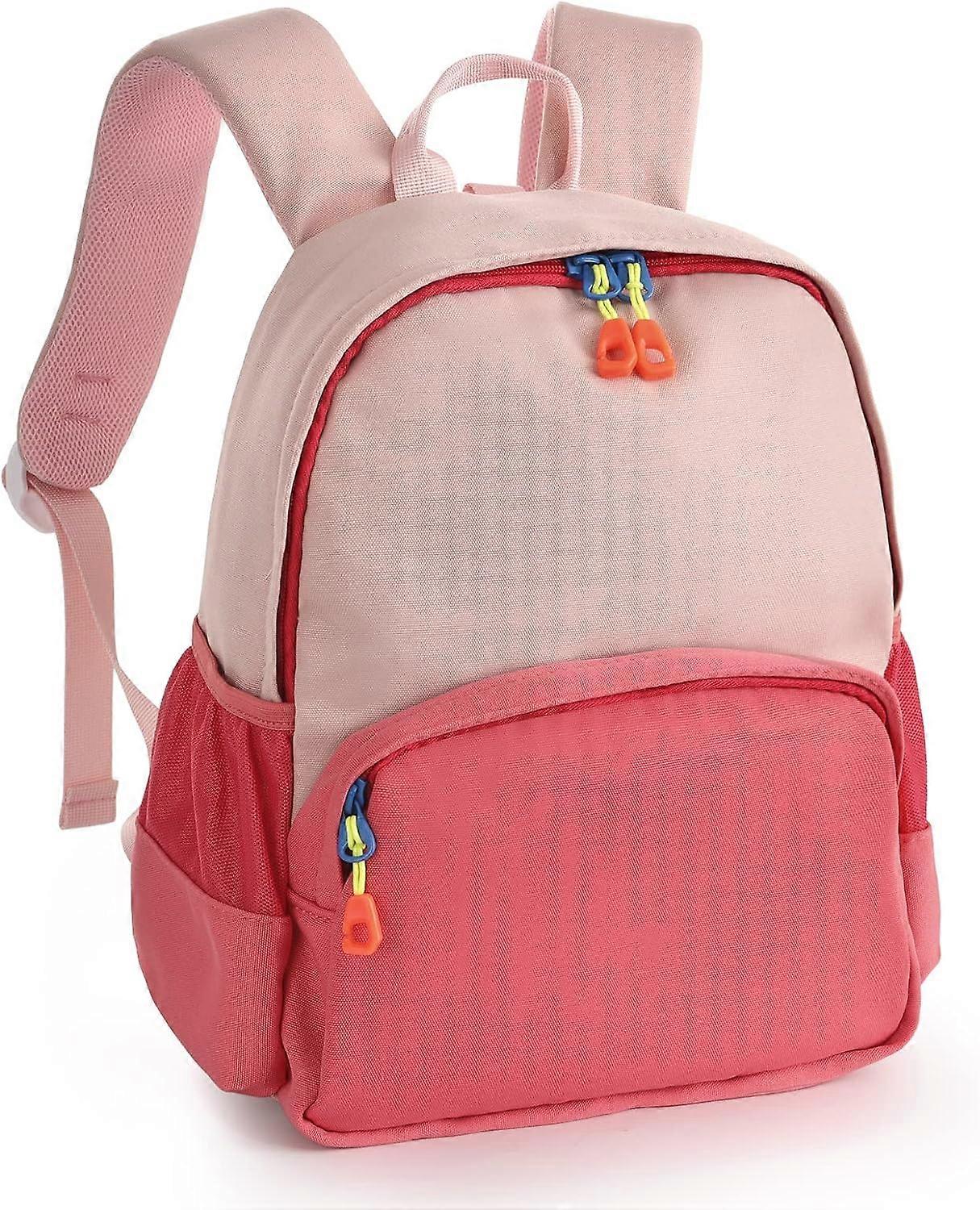 Children's Cute Canvas Backpacks Toddler Backpack (Pink)