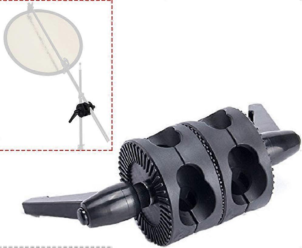 Multi Functional Dual Head Grip Swivel Clamp Head Holder Bracket Mounting Adapter Compatible