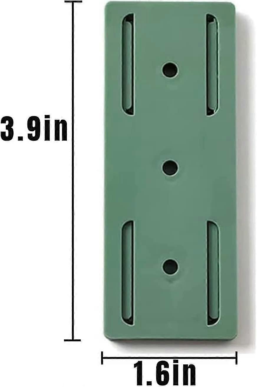 4pcs Self Adhesive Power Strip Holder, Plug-in Socket Fixer Bracket Stand, Power Strip Fixator, Punch Free Socket Holder