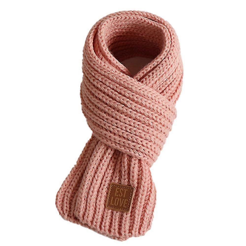 Toddlers Kids Scarf Boys Girls Winter Knitted Warm Scarves Neck Warmer