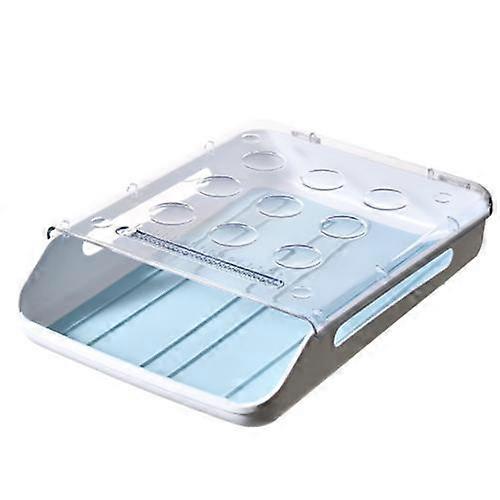 Refrigerator Egg Holder Fridge Egg Trays with Lid Stackable Egg Storage Box
