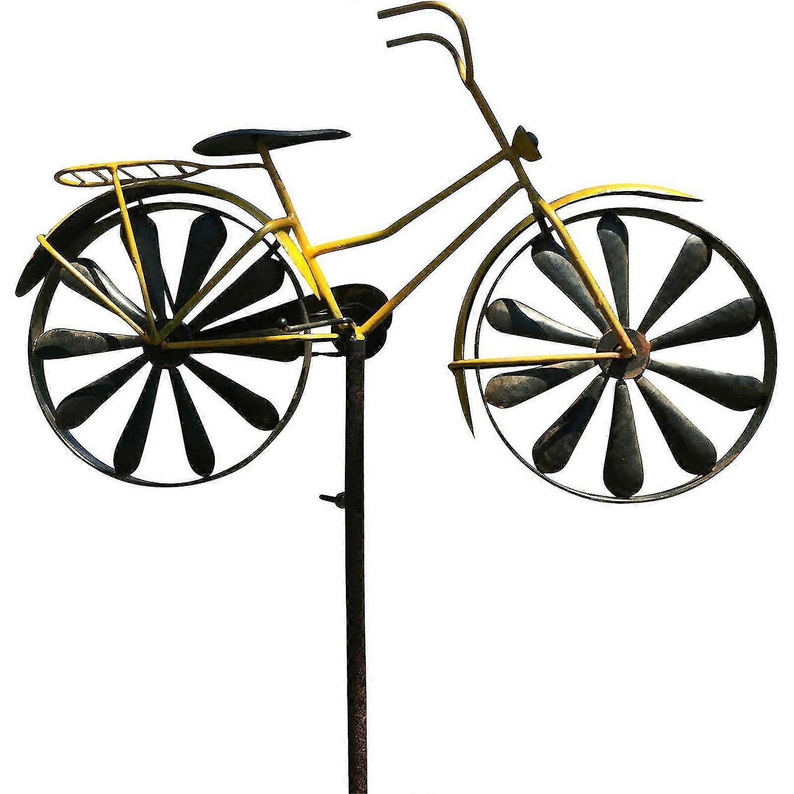 Rotatable Decorative Ground Plug Decoration, Retro Bicycle Decoration