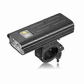 Salgsfremmende salg Sykkellys foran og bak, Super Bright 5000 Lumen 5 LED sykkellys Holdbar IPX6 Vanntett USB Oppladbar 5 moduser Bike Ligh