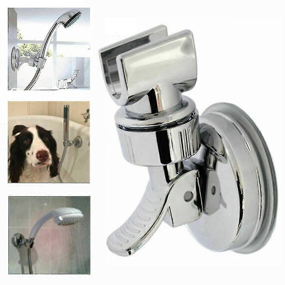 Bathroom Wall Mounted Adjustable Suction Bracket Shower Head Handset Holder