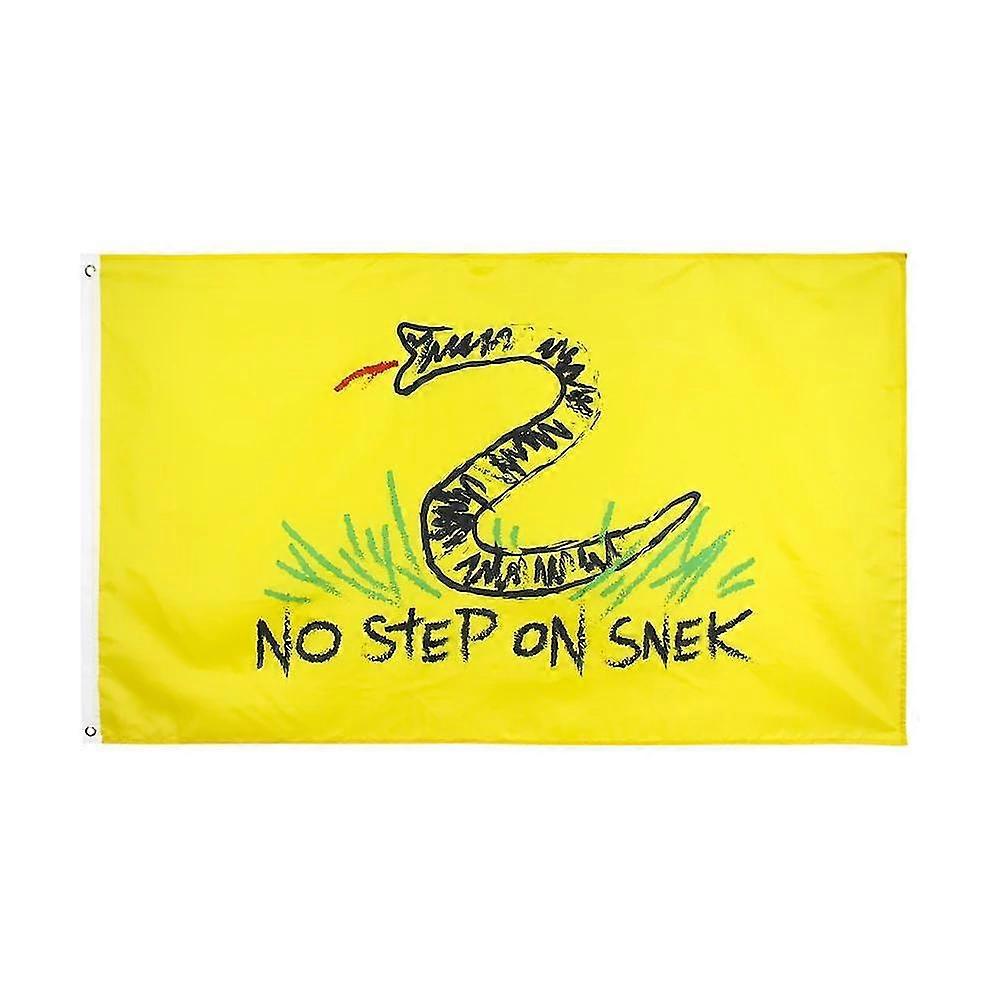 90*150cm Tea Party Gadsden No Step On Snek Flag