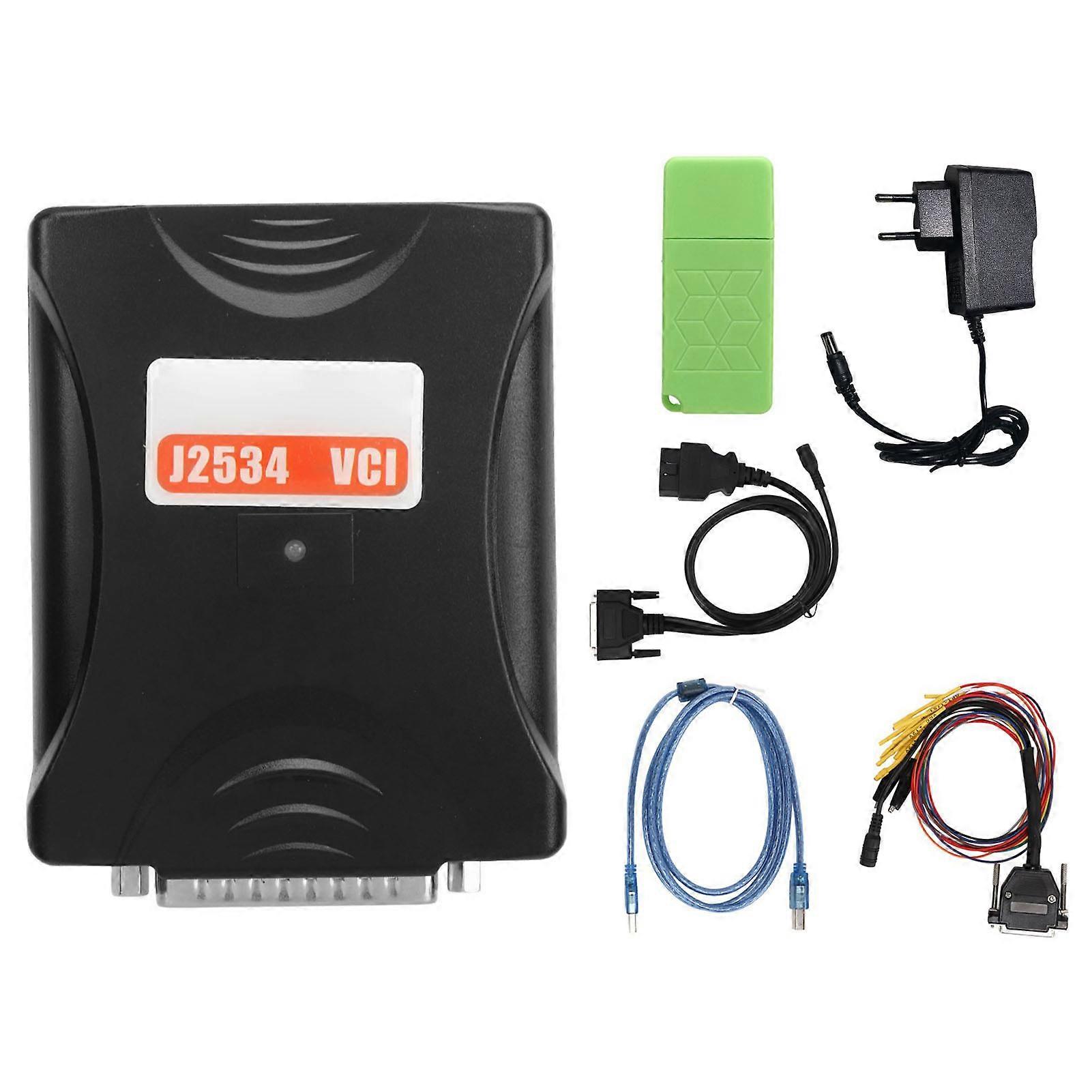 für SM2 Pro J2534 VCI ECU Programmer 67 in 1 Read Write ECU Tool Support Prüfsumme EU-Stecker 100 bis 240V