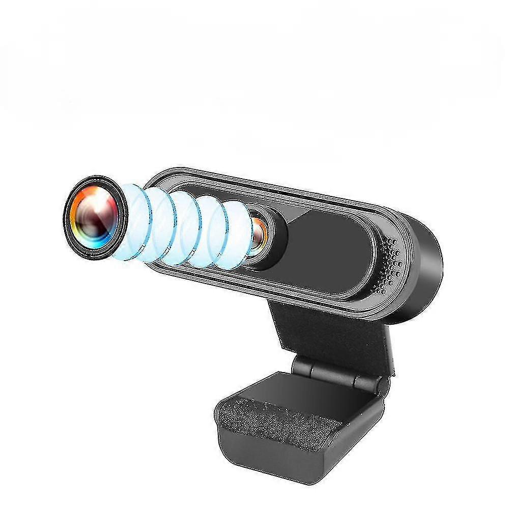 1080p Hd Usb Computer Camera With External Microphone Webcam Pc Gamer Complete For Live Remote Teaching