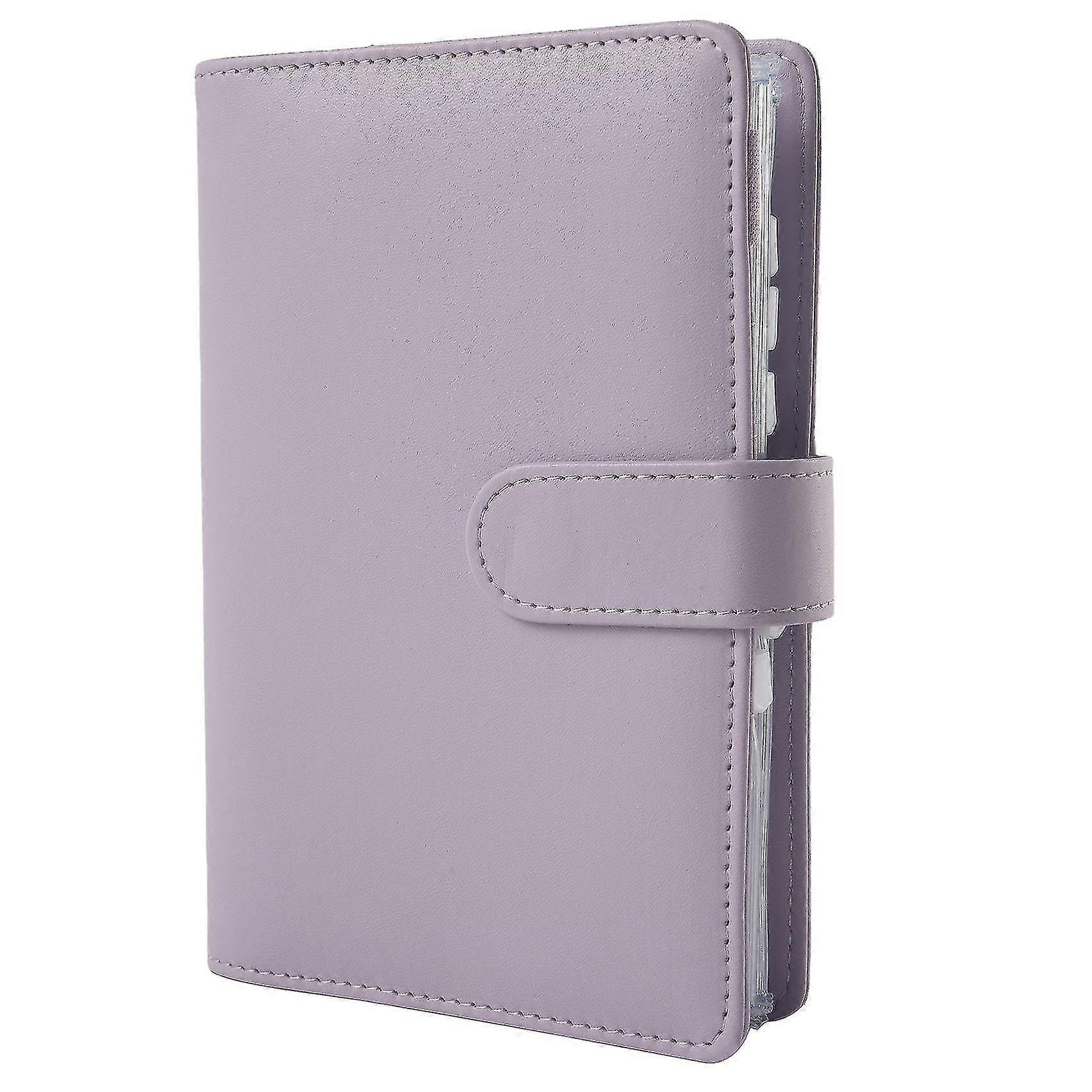 A6 Pu Notebook De couro Magnetic Personal Planning Binder Binder Folde