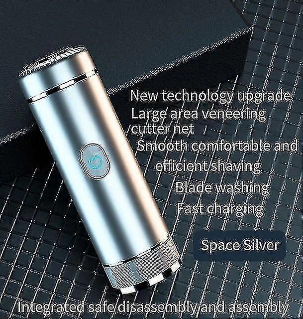 Hmwy-electric Razor Portable Rechargeable Shaver(silver)