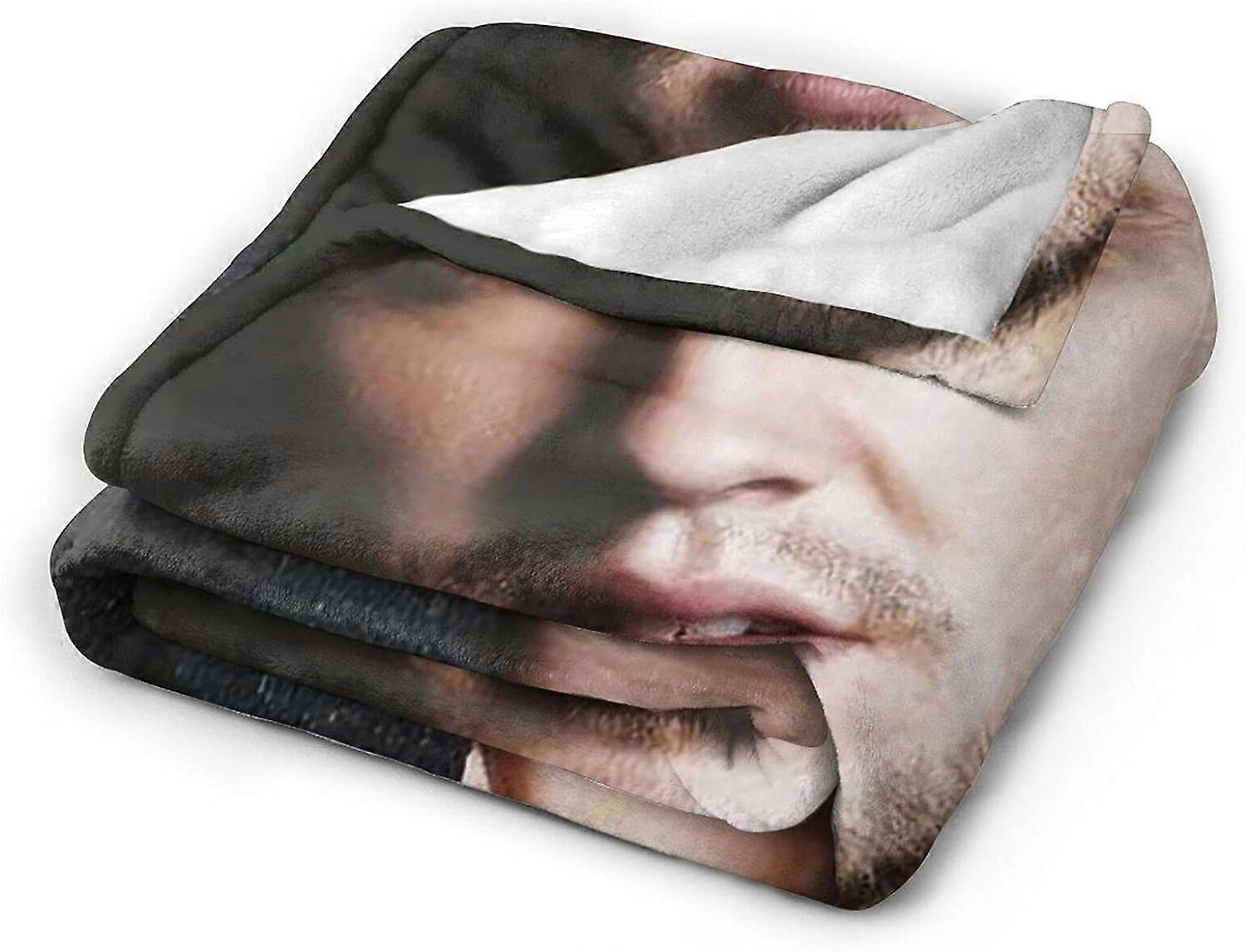 Tom Felton Blanket Ultra-Soft Flannel Blanket 3D Print Fluffy Plush Blanket Bedding Decor Throw Blanket for Living Room Bedroom Dorm Decor (3Sizes)-c3