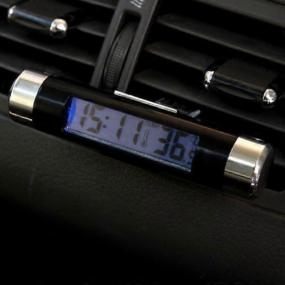 D Car Thermometer Automotive Digital Clock Electronic Backlight Display