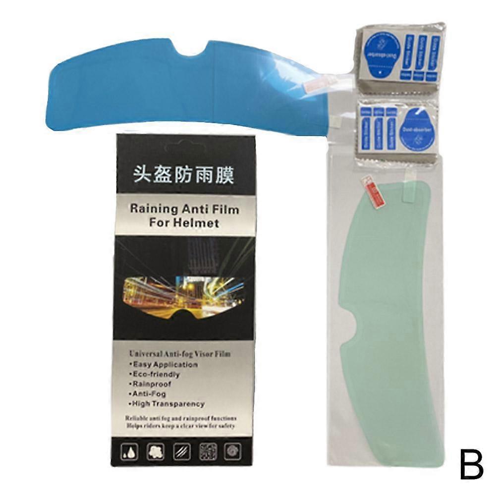 Universal Motorcycle Helmet Anti-fog Patch Multi-functional Rain Film Patch