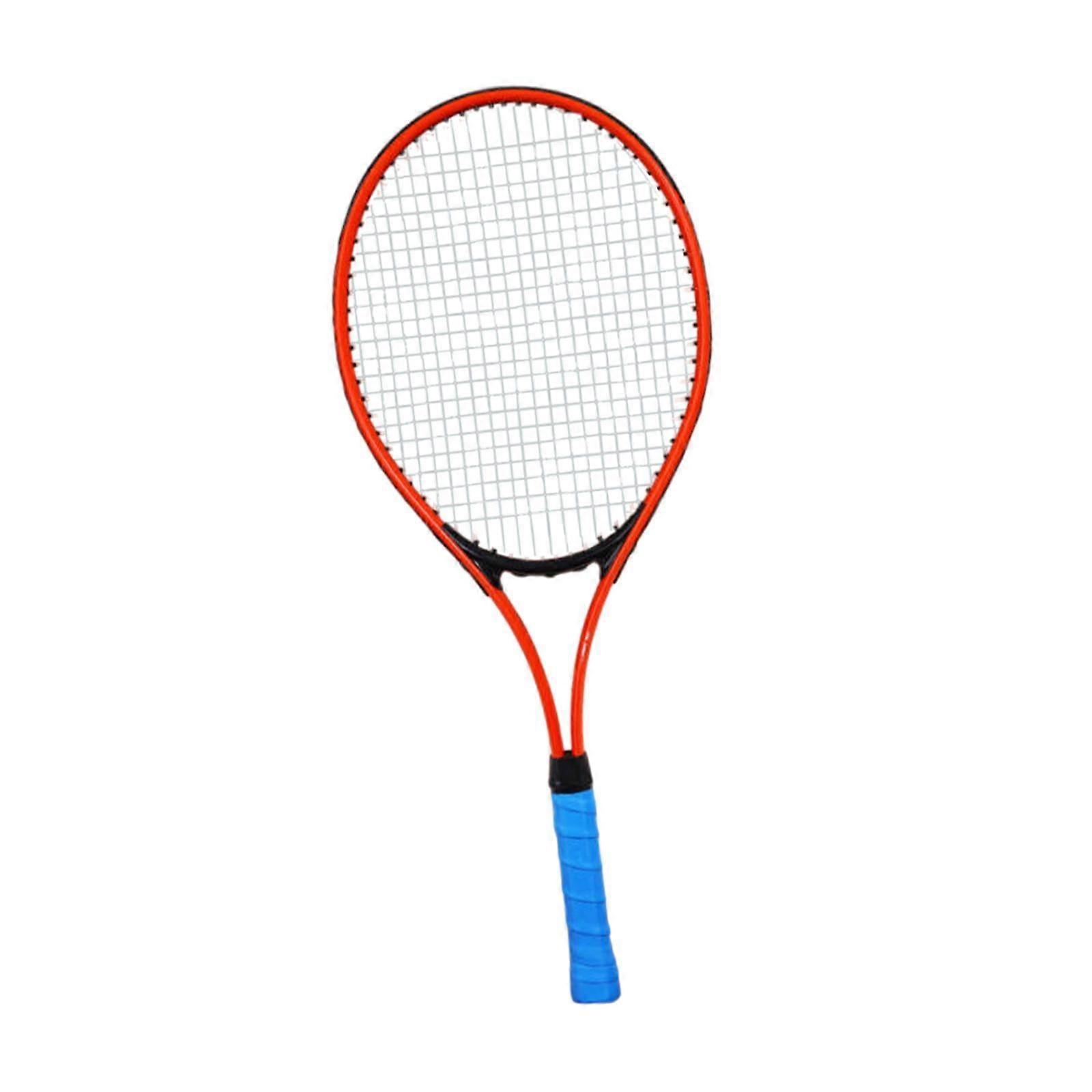 Tennis Racket Practical Lightweight Nylon Strings for Park Practice Backyard Blue