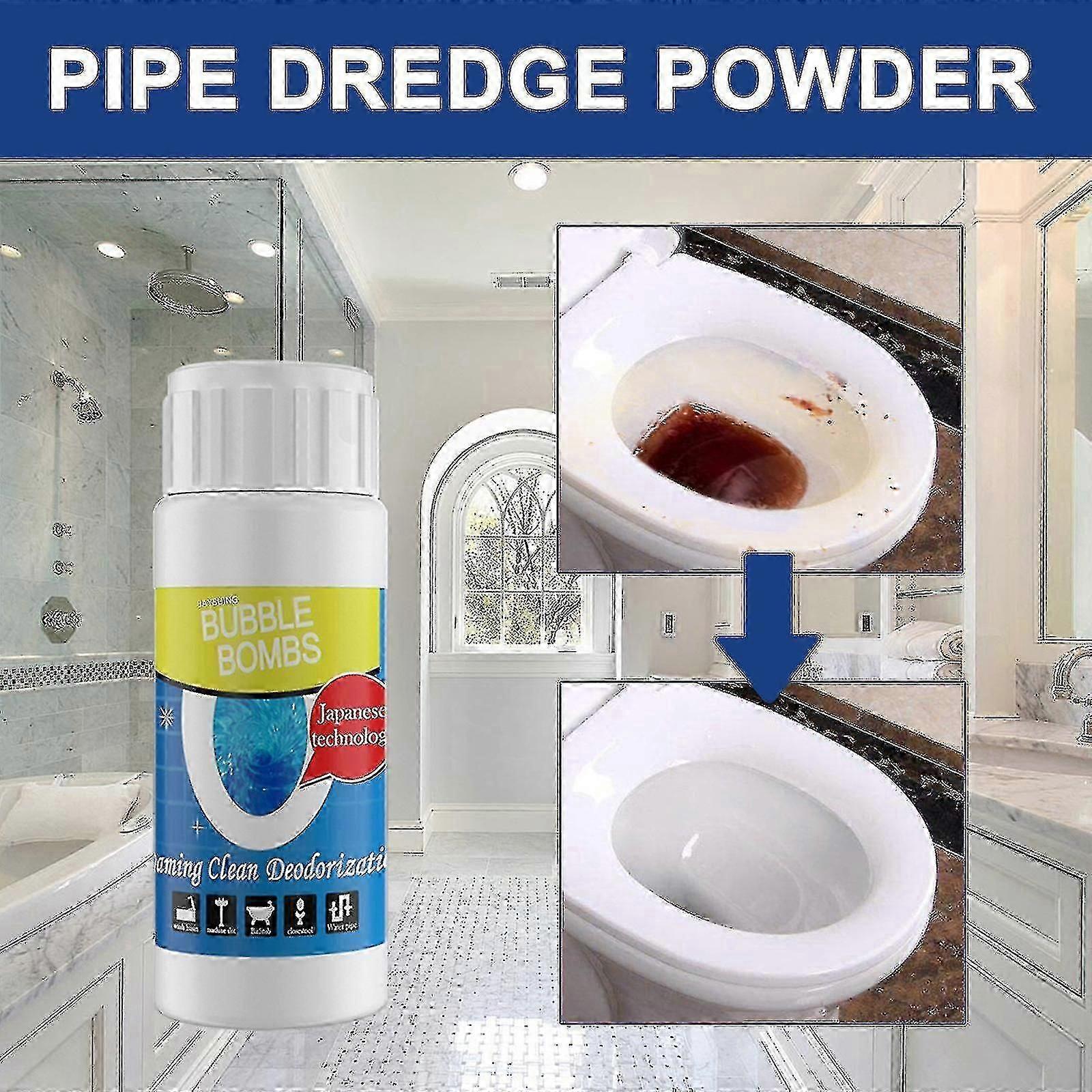 Jaysuing pipe unblocking powder kitchen bathroom pipe clogged cleaning and unblocking agent waterway stain deodorization