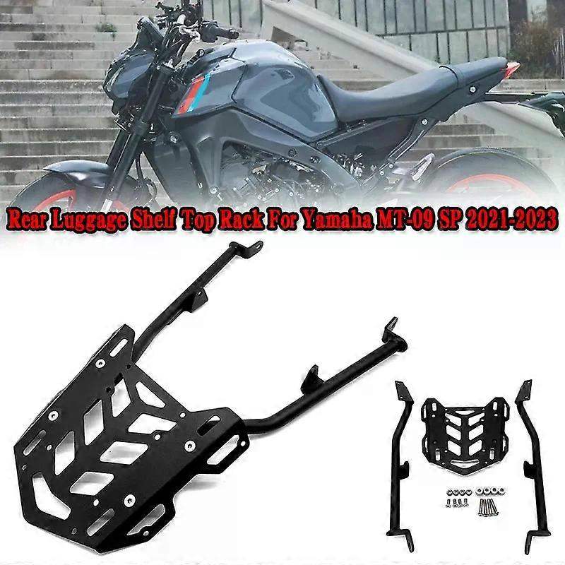 passar för Yamaha MT-09 SP 2022 2022 2023 MT/FZ 09 Bakre Pakethållare MT09 FZ09 Toppfodral för motorcykel Bakre Pakethållare MT 09 FZ-09