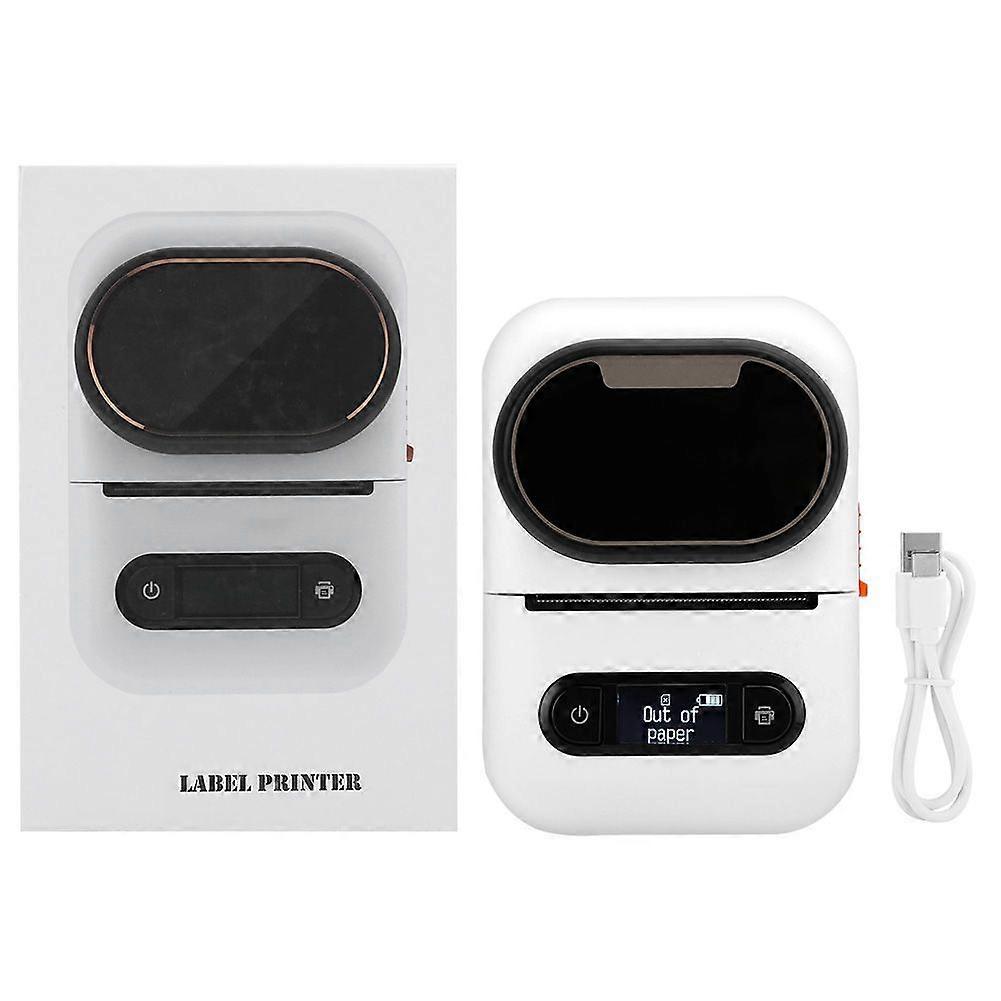 Label Printer Portable for Bluetooth Thermal Label Sticker Printer Maker for Office Shop