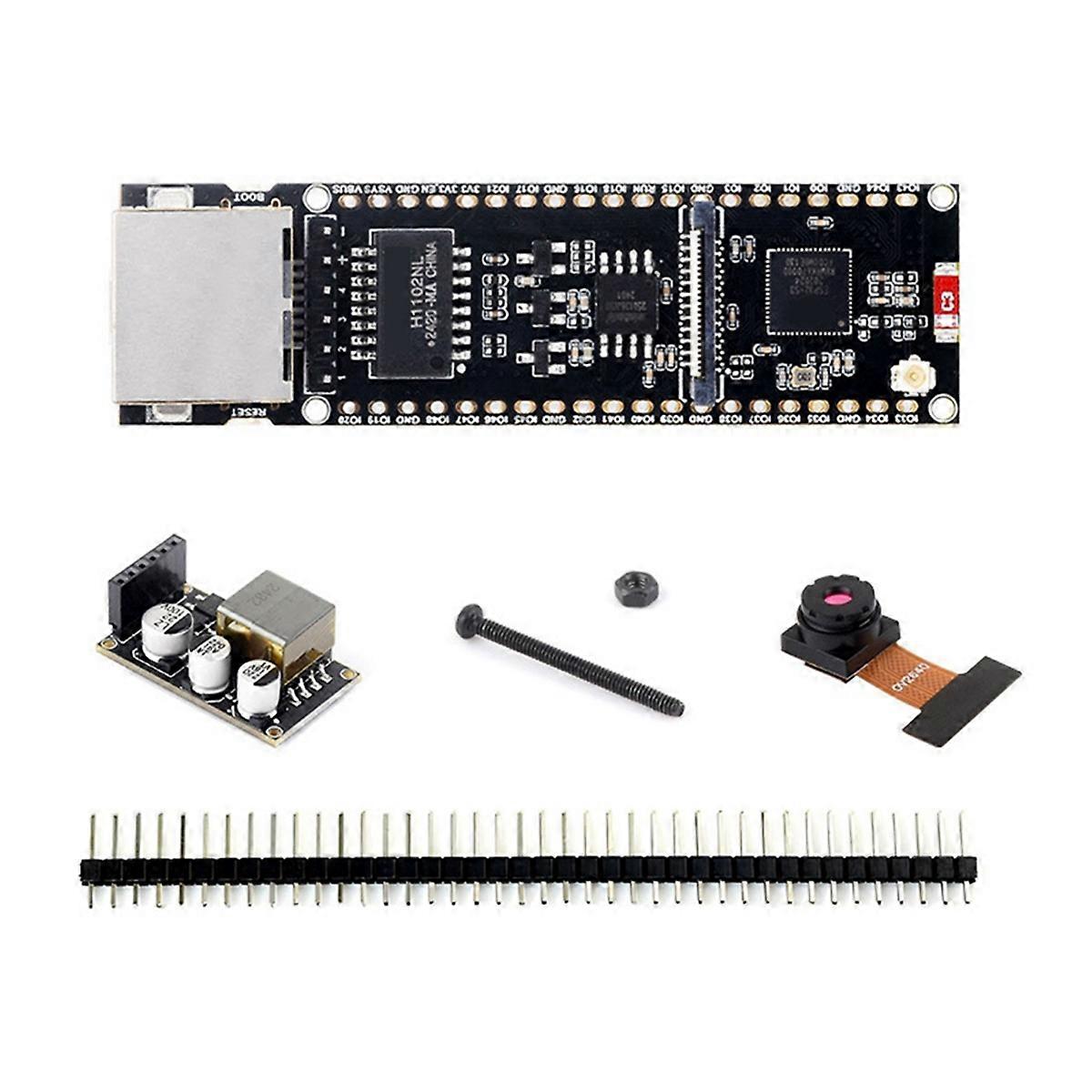 ESP32-S3 Ethernet Development Board with Camera Module and POE Module POE Dual-Core Plate Load Type