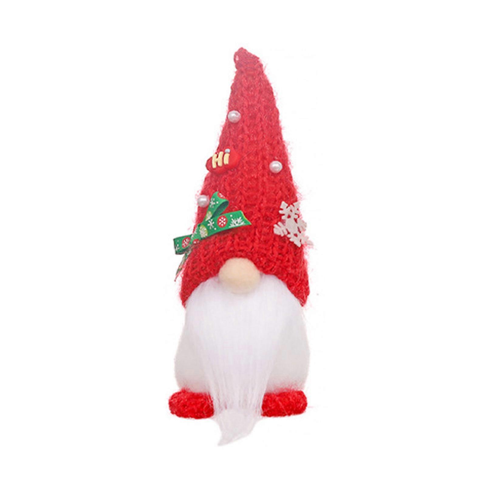 Red Hi Old Man Christmas Figure