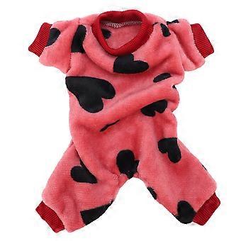 Monos de peluche para perros, ropa de moda linda para mascotas, pijamas adecuados para perros pequeños y cachorros.
