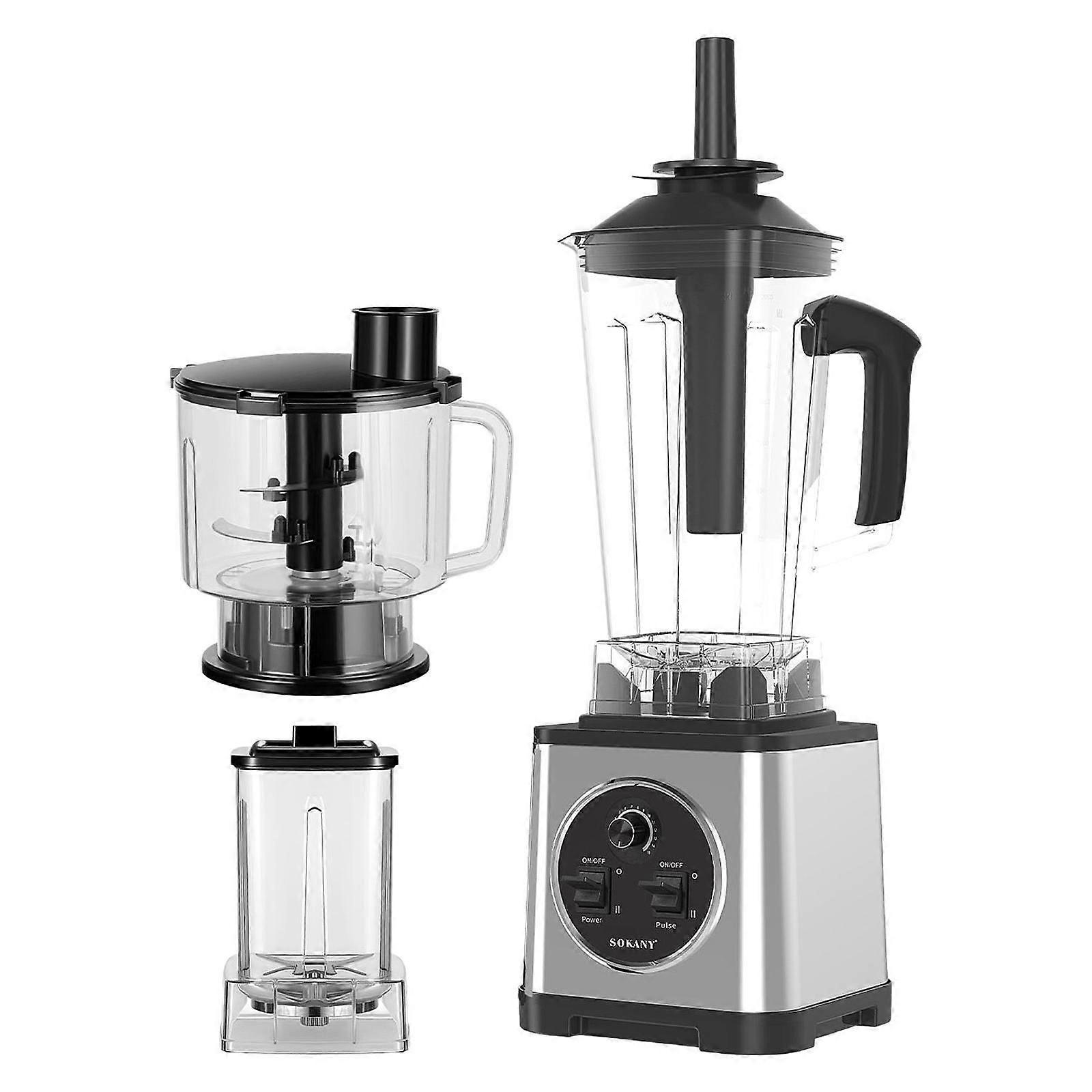 Mixer Blender 3 in 1 Household Practical Countertop for Cafe Restaurant Dorm