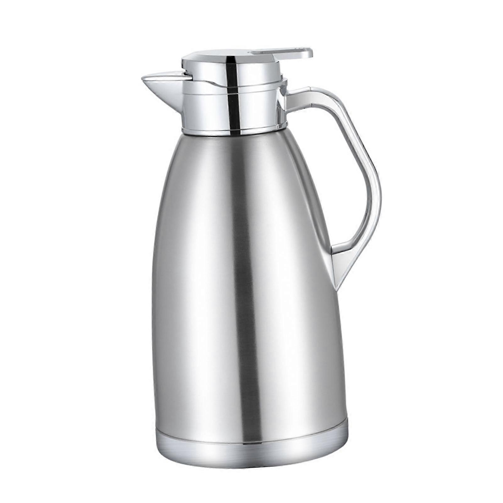 Caraffe Termoisolate Bollitore 2.3L Drink Dispenser per Ufficio Caffè argenteo