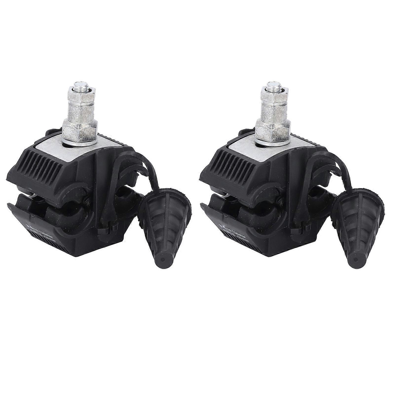 2 Pack 1 kV Multi-Cable Connectors, Non-Detachable, High and Low Voltage, Insulated, with Grounding, JJC 5