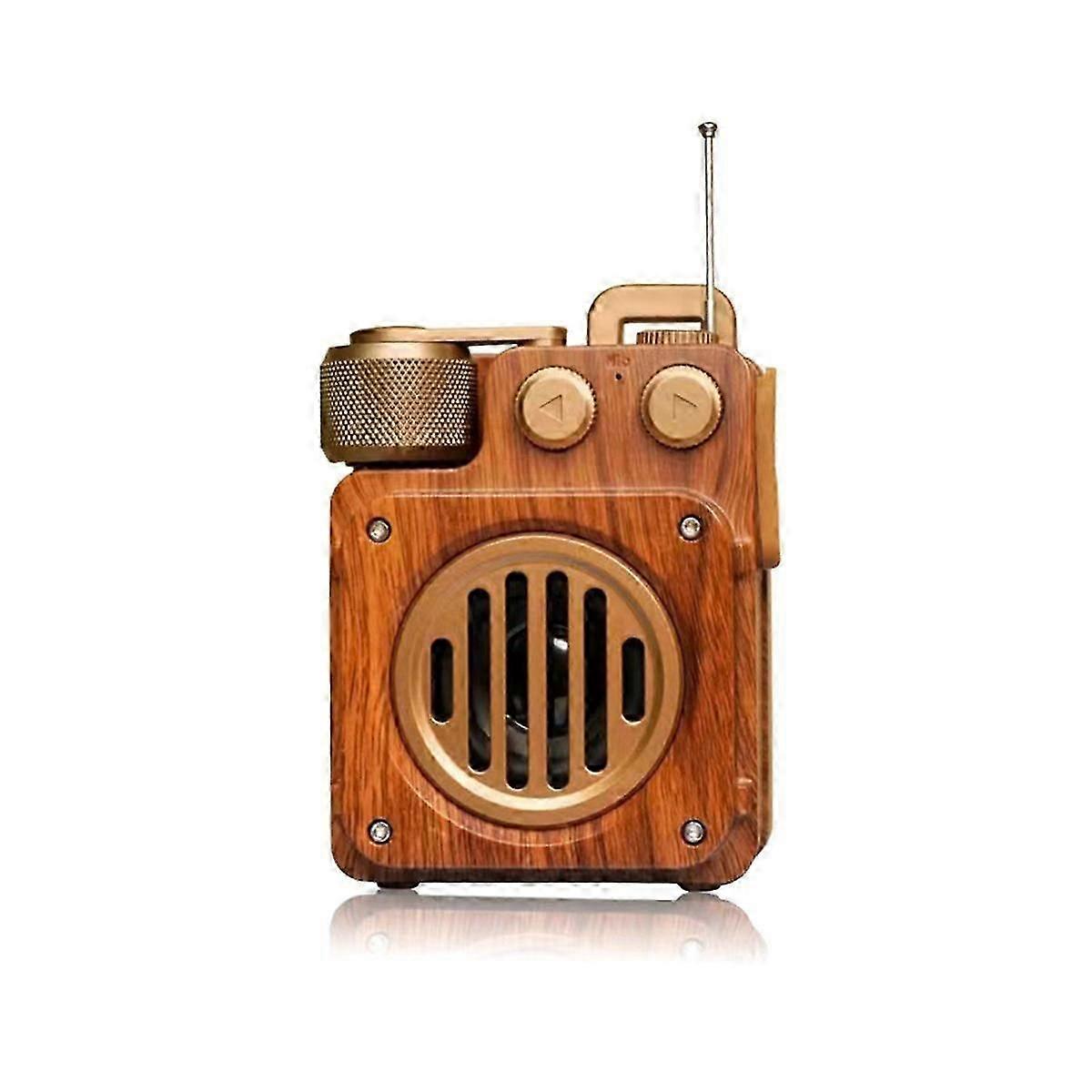 Retro Radio Bluetooth Speaker - Portable Wireless Speaker