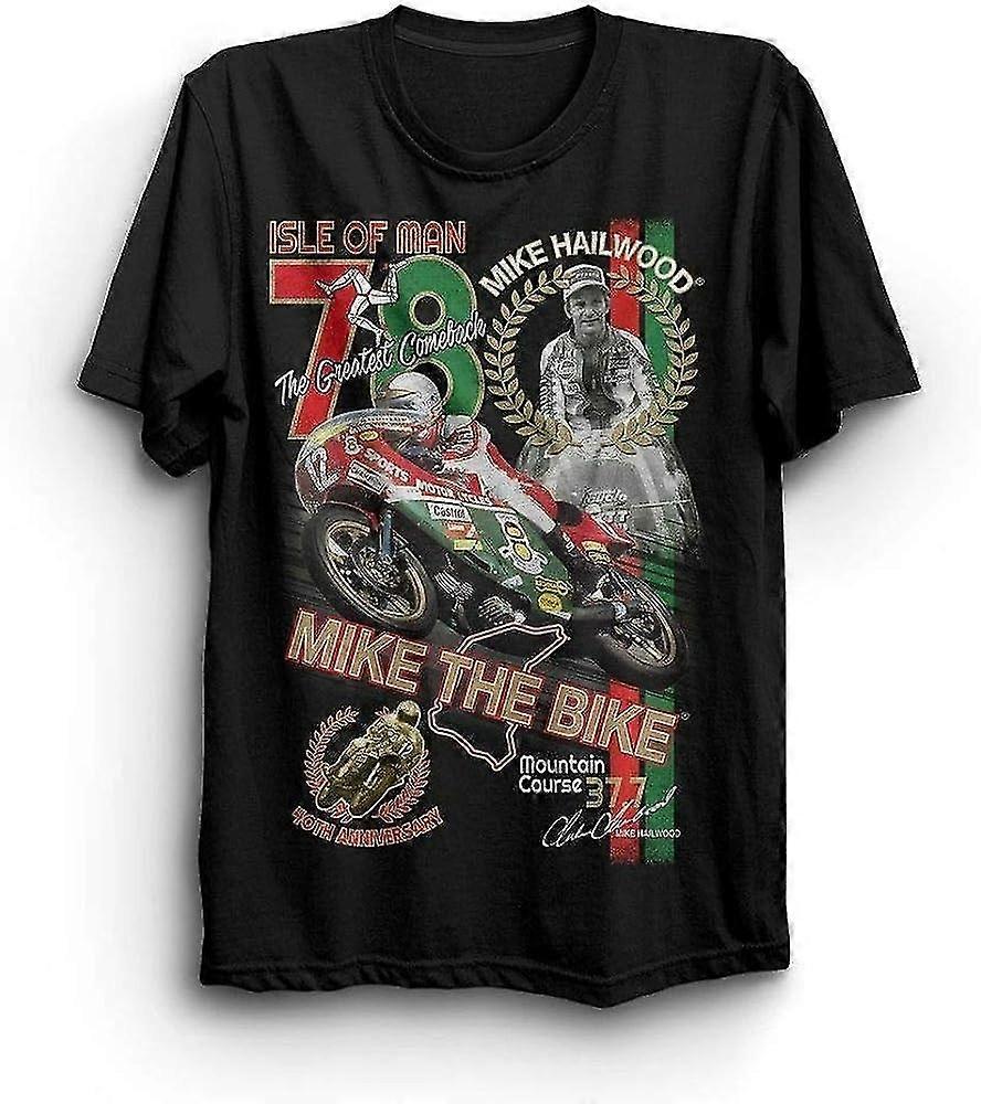 Men's Mike Hailwood Tt 40Th Anniversary T Shirt Large