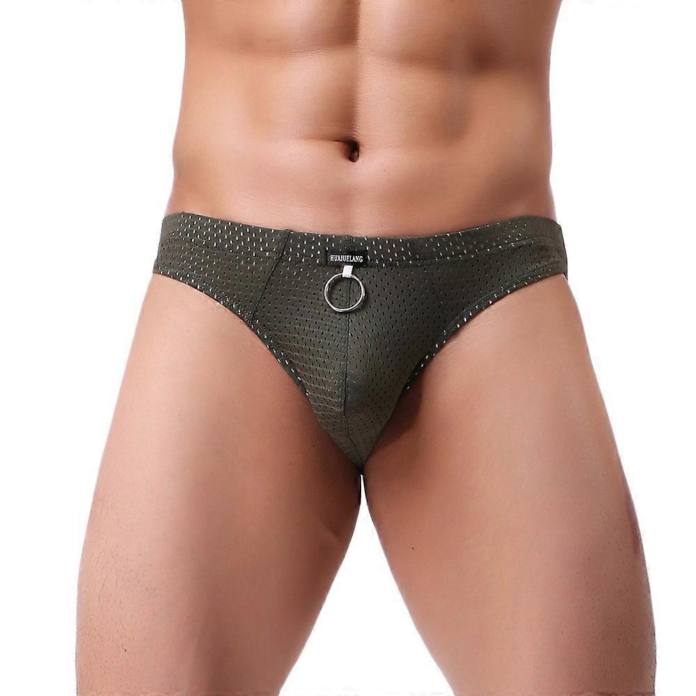 Μόδα Άνδρες Sexy Mesh Εσώρουχα Sport Breathable Σύντομη Σορτς Σώβρακα