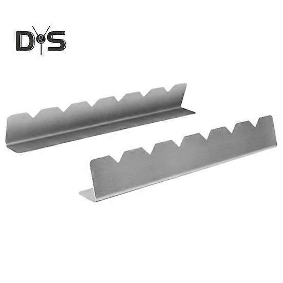 2Pcs Easy Cleaning BBQ Skewers Stands V-shaped Eco-friendly Grill Skewers Holder Two-Piece Set