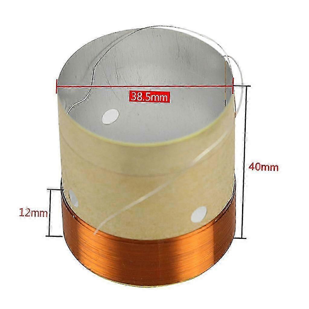 thumbnail image 2 of 75.5mm Speaker Bass Voice Coil – 2-Layer Black Aluminium, Universal Fit, Woofer Sound Driver (Open Box) 2 of 4