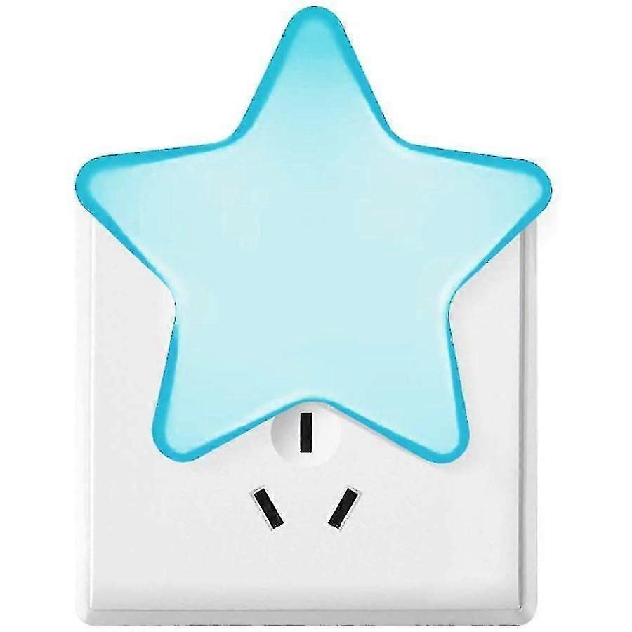 unique Led Night Light Socket Star Socket Light with Twilight Sensor Very Good for Children's Rooms Stairca