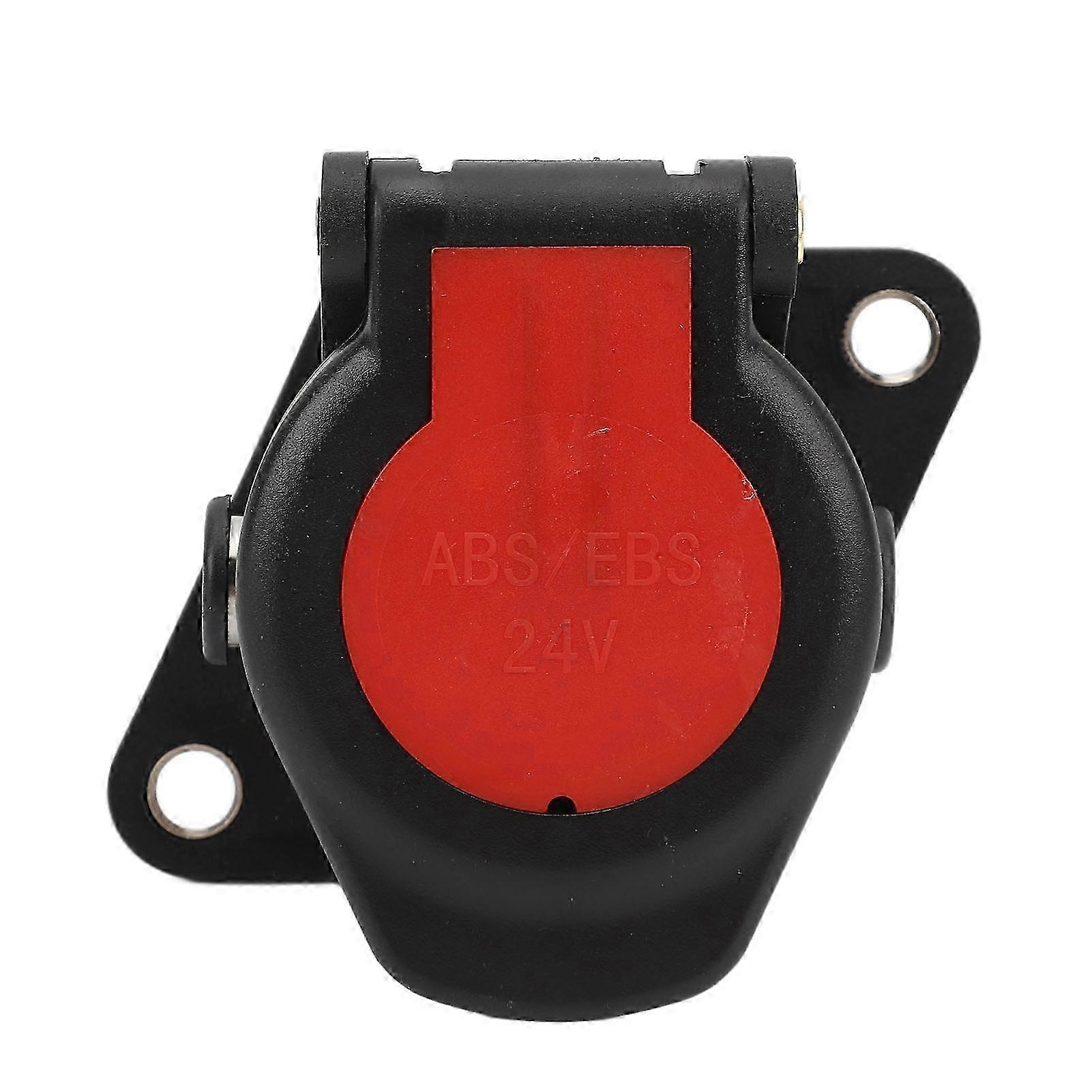 24V Trailer Connector 7 Pin Reliable Connection Wiring Adapter Plug Connector for RV Caravan Boat f26